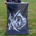 thumbnail image 6 of Vispronet 3ft x 5ft Dead Mans Chest Pirate Flag, Banner with 6ft Flagpole, 6 of 7