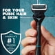 thumbnail image 2 of Gillette Intimate ingle Razor para hombres, 1 mango, 2 recambios de cuchillas, 2 of 6