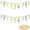 Style1, variant on Flower Banner 2Pack Reusable Spring PVC Wildflower Flower Garland for Garden,Wedding,Baby Shower,Tea Party Decorations Style1