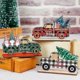 thumbnail image 2 of Christmas Tree Wooden Car Hanging Ornaments, 2 of 4