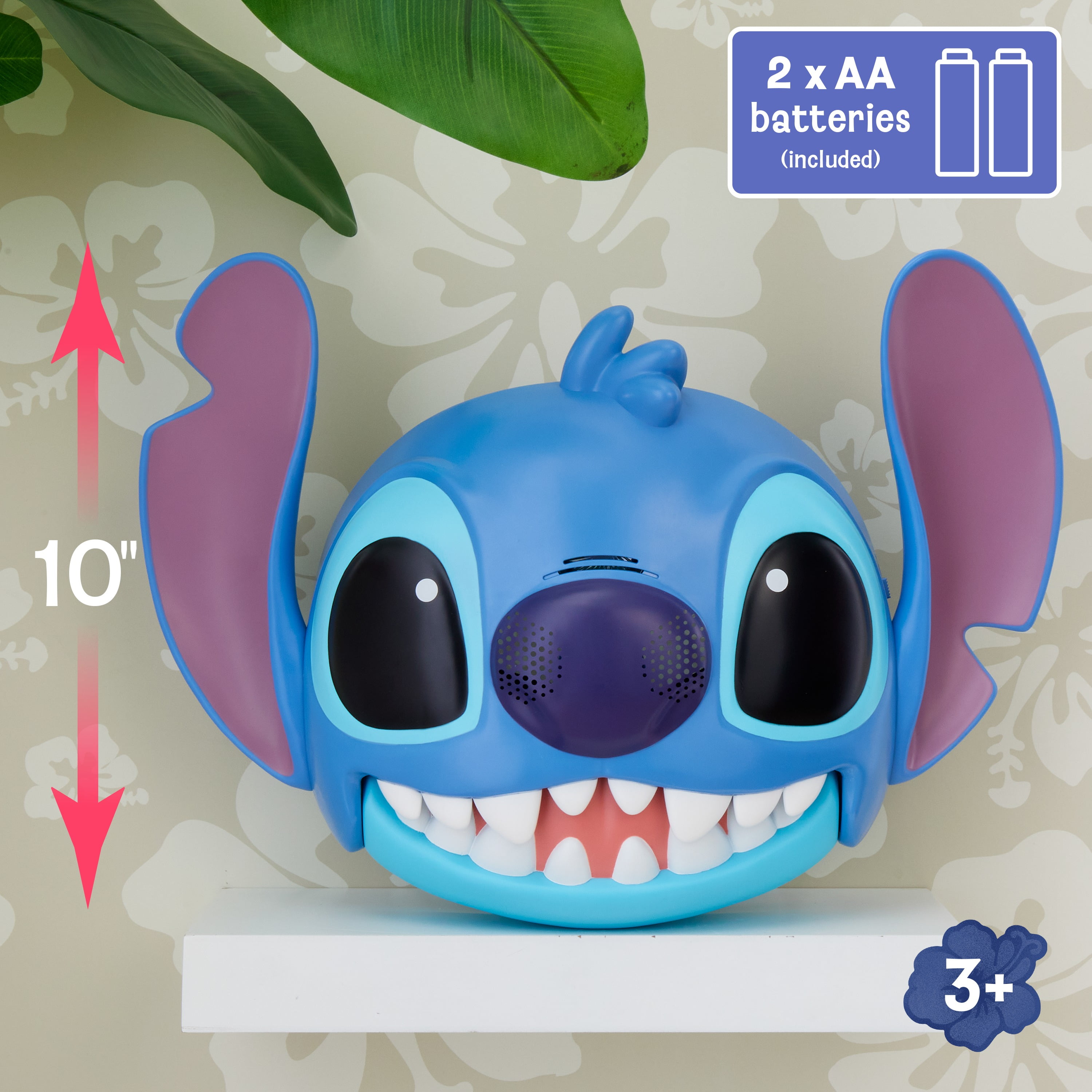 Disney Stitch Talking Mask with 25+ Sounds & Phrases, Adjustable Straps, Toy for Kids Ages 3+