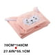 thumbnail image 2 of Toalla de baño con capucha para niños, funda de almohada, bata de baño de terciopelo coral para bebé, gran absorción de agua, toalla de baño grande suave, toallas de baño, 2 of 2