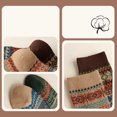 thumbnail image 3 of Maplenight 4 Pairs Cotton Socks for Women Thick Wool Soft Warm Cozy Vintage Crew Socks Boot Sock, 3 of 4