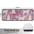 thumbnail image 5 of Kitchen Rugs Sets Of 2,Goldendoodle Dog and Flower Floral Anti Fatigue Kitchen Mat Rugs Non Slip Washable,Decorative Kitchen Floor Mats for Kitchen,Sink,Laundry,17"x47"+17"x47", 5 of 5