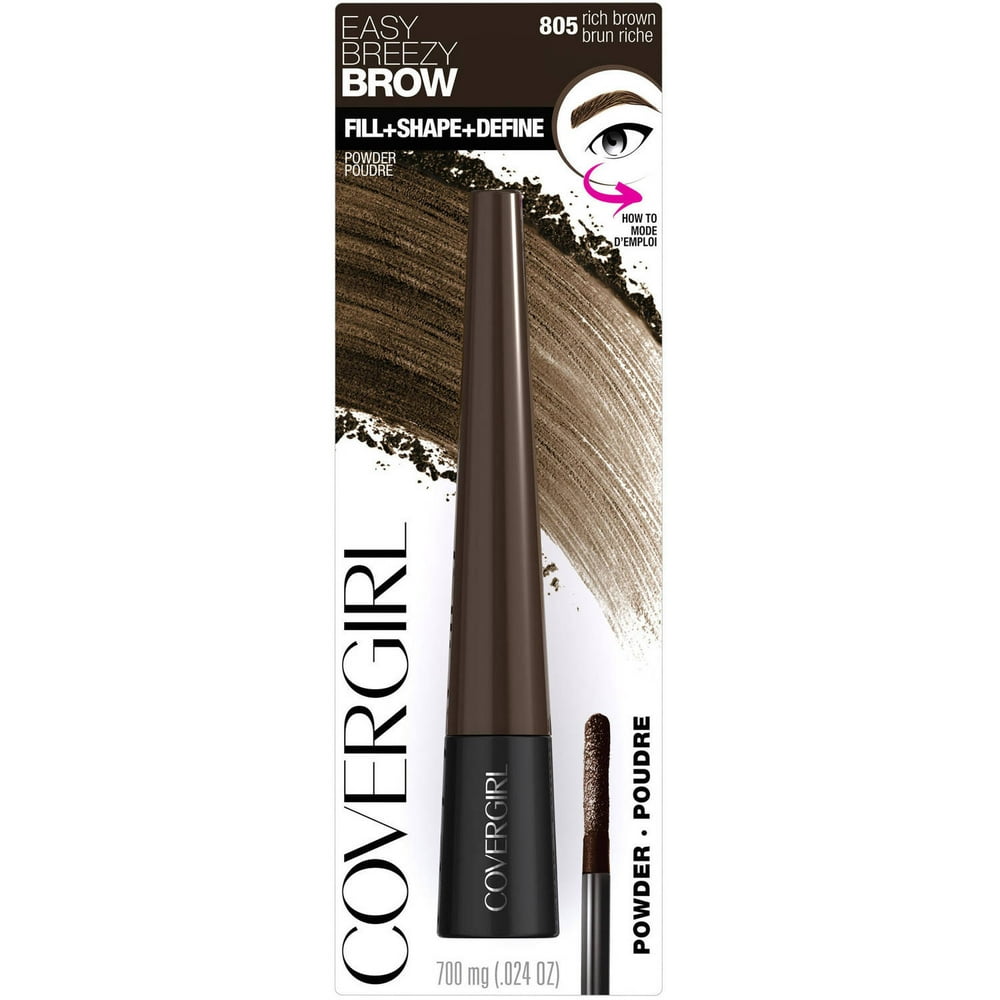 COVERGIRL Easy Breezy Brow Fill + Shape + Define Powder Eyebrow Makeup