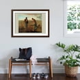 thumbnail image 3 of Art.com The Angelus Art Print by Jean-FranÃ§ois Millet, Brown Frame Wall Art, 44" x 32", 3 of 5