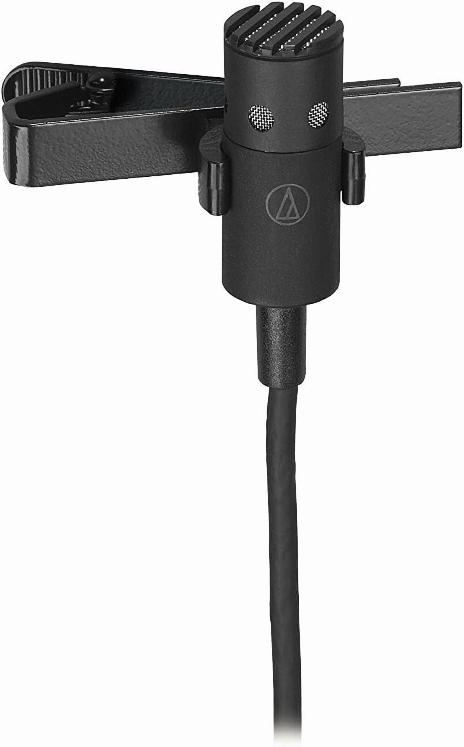 Audio-Technica Pro 70 Cardioid Lavalier Microphone (Pack of 4) + Goby Labs Microphone cleaner + Pack of 4 10 Ft XLR Cable + Pack of 4 4xAA Batteries With Charger + More