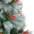 thumbnail image 5 of vidaXL Artificial Hinged Christmas Tree with Cones and Berries 70.9, 5 of 8