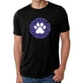 thumbnail image 1 of LA Pop Art Men's Premium Blend Word Art T-shirt - Gandhi's Quote on Animal Treatment, 1 of 2