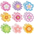 thumbnail image 1 of 54 Pcs Spring Flower Cut-Outs Double Printed Paper Flower Decor for Spring Bulletin Board Classroom Decoration (Flower 54), 1 of 7
