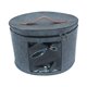 thumbnail image 2 of Caja de almacenamiento para sombreros, caja organizadora redonda de fieltro para sombreros, para sala de estar Gris Medio, 2 of 9