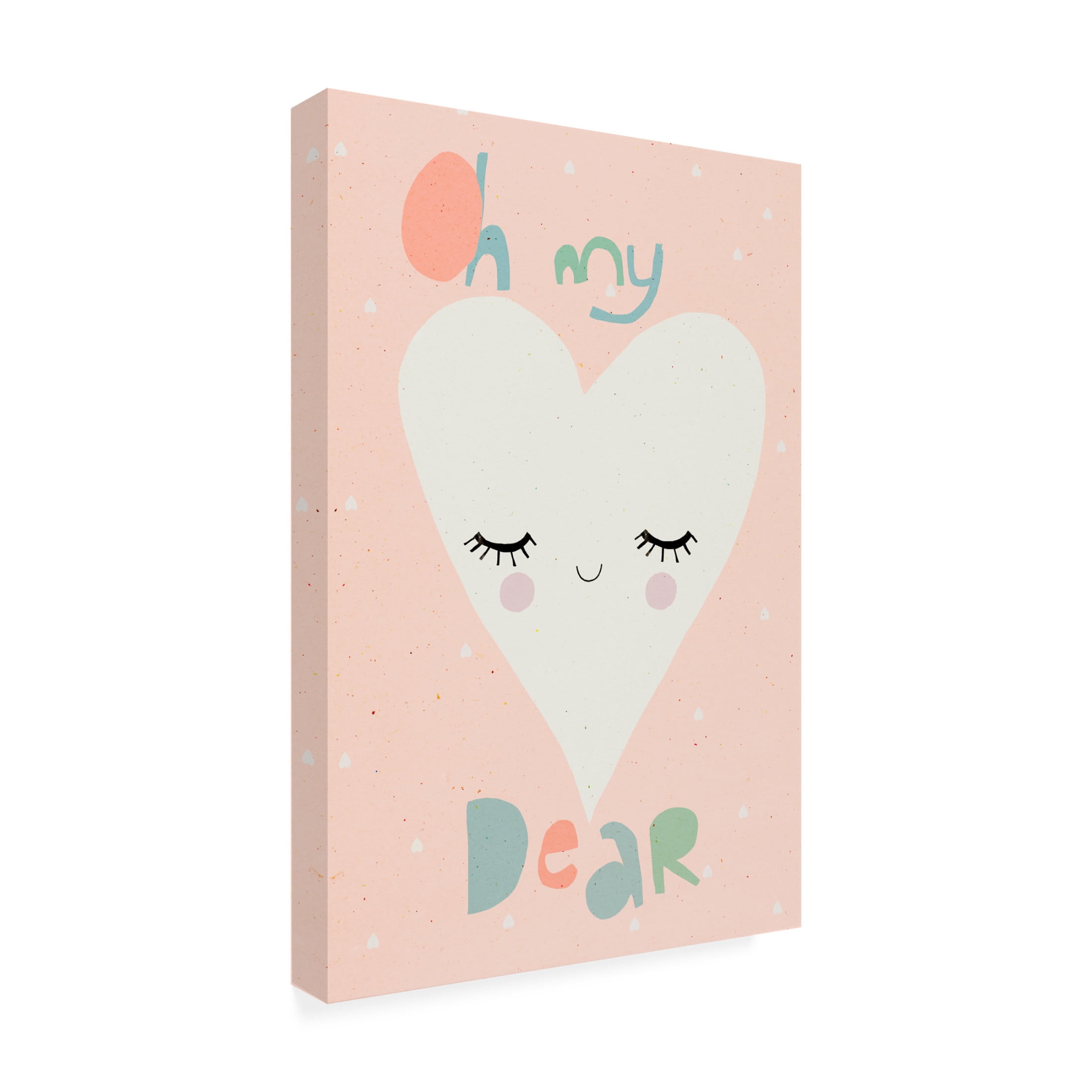 Canvas Wall Art - Treechild 'Oh My Dear' Wall Art for Living Room, Bedroom, or Office D?cor by Trademark Fine Art - 22 x 32 Inches