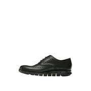 Cole Haan Mens Wingtip Oxford Shoe, Black, 11.5