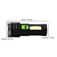 thumbnail image 4 of Linterna LED OSL+COB recargable por USB para exteriores, luz brillante, 4 modos, 4 of 6