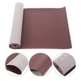 thumbnail image 3 of 1 rollo de cuero sintético de PU para manualidades, estuche de equipaje, cuero para hacer manualidades, tela de cuero, 3 of 5
