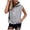 Gray, variant on THDHVS Shirts for Women,Hooded Top Features All Over Print and Drawstring Adjustment for Casual Streetwear Inspired Looks,Womens Casual Tops