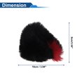 thumbnail image 4 of Accesorios para Casco de Motocicleta Decoración Orejas de Gato Gradientes para Cascos de Motocicleta Bicicleta Esquí Negro Rojo Pegatina 1 Juego, 4 of 6