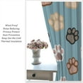 thumbnail image 4 of Cartoon Animal Dog Blackout Curtains, Blue Background Cute Dog Print Curtains Suitable for Children''s Bedroom Living Room Window Decorations 42x54 Inches, 4 of 6
