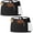 2 Pack, variant on DOVACKA Black Half Waist Server Apron with 3 Pockets, Unisex for Waitress & Waiter, Restaurant Home