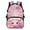 Axolotl Cherry Blossom, variant on Axolotl Cherry Blossom 17 Inches Customized School Backpack for Girls Personalized Schoolbags with Adjustable Shoulder Strap Custom Backpack with Name for Students Age 6-18