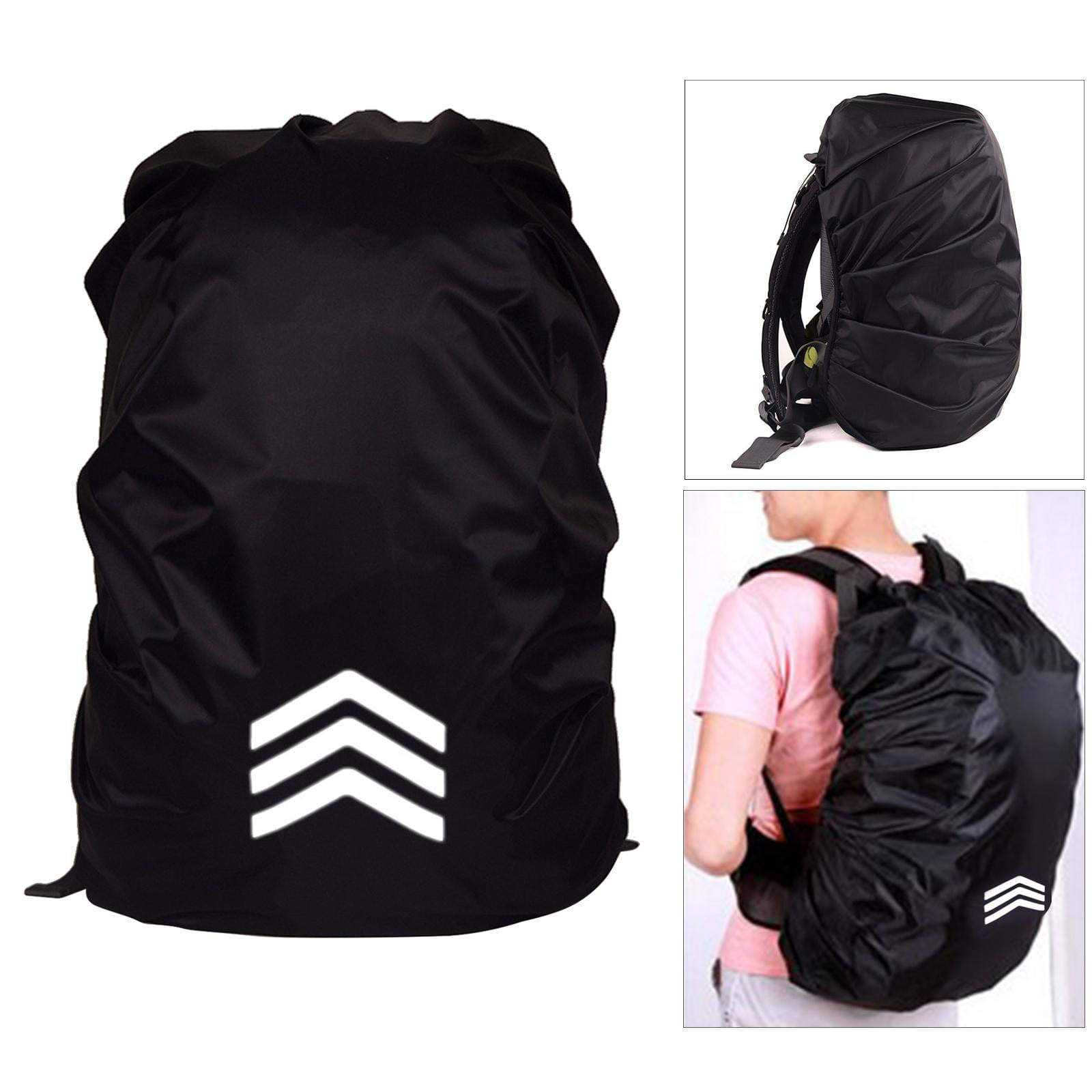 Safety Set Of Two Reflective Backpack Cover For Cycling/ Outdoor Activity 