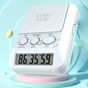Homelife Learning Timer for Studying Countdown Date Timer Beep Light Timer Clock Multi-Function Electronic Clock Timers Cute Digital Timer for Gym Break Time Cooking Meeting