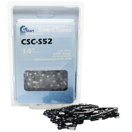 

14 Semi Chisel Saw Chain for Makita DCS390 Chainsaws - (14 inch 3/8 Low Profile Pitch 0.050 Gauge 52 Drive Links CSC-S52) - UpStart Components
