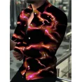 thumbnail image 1 of Camisa de lujo de moda 2024 para hombre, estilo social, con botones, estilo informal, con estampado occidental, cárdigan de fiesta para hombre, tallas grandes S-6XL, 1 of 6