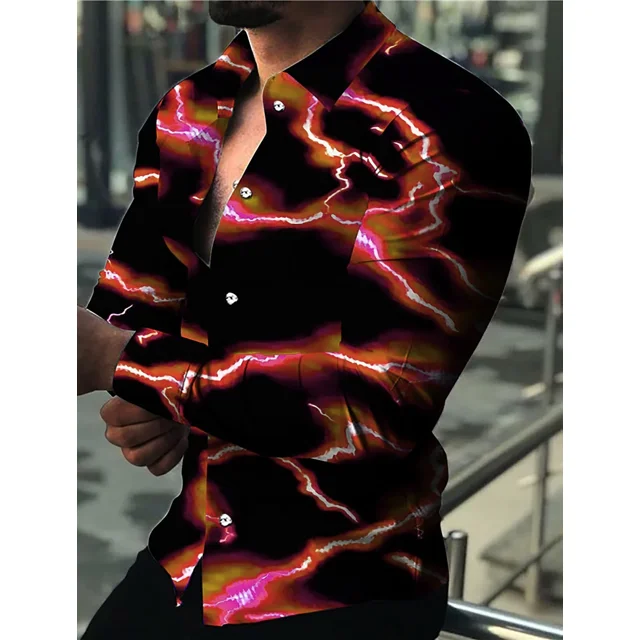 Camisa de lujo de moda 2024 para hombre, estilo social, con botones, estilo informal, con estampado occidental, cárdigan de fiesta para hombre, tallas grandes S-6XL