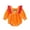 Orange, variant on Wonitaaizi Newborn Thanksgiving Baby Girl Outfit Romper Bodysuit Fall Winter Clothes(6-12 Months,Orange)
