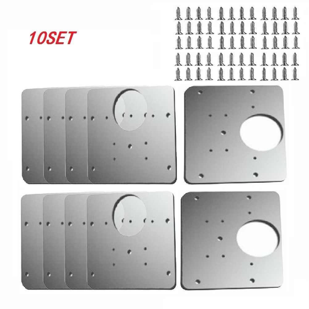 Hinge Repair Plate Stainless Steel Furniture Cupboard Mount Tool For Cabinet