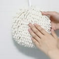 thumbnail image 3 of Chenille Fuzzy Ball Hand Towels, Fuzzy Ball Hand Towels for Bathroom, Fast Drying Ball Towel with Loop Hanging Kitchen Towels for Kitchen Decor, 1 Pcs, 7.0x7.0", 3 of 8
