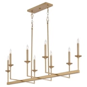 Quorum International 6505-8-59 Eldorado 8 Light 48 Wide Taper Candle Linear Chandelier -