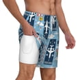 thumbnail image 6 of Rocae Airplanes and Aviation Signs for Men's Swim Trunks Quick Dry With Two Side Pockets and One Lined Patch Pocket3X-Large, 6 of 9