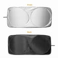 thumbnail image 3 of For Jeep Foldable Car Front Windshield Sun Visor Shade Sun Uv Block Visor Cover, 3 of 6