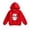 Red, variant on Girls Cozy Hoodie Sweatshirt Festive Holiday Design Pullover, Long Sleeve Crewneck Warm Winter Casual Tops