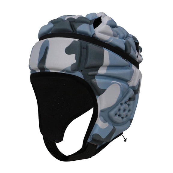 Casco de rugby ajustable para fútbol, ​​béisbol y seguridad para adultos y jóvenes. Camuflaje colorido