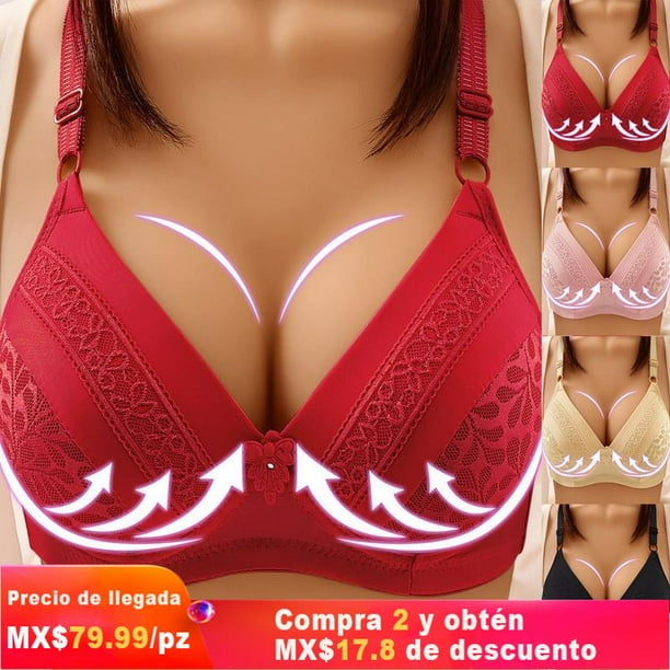Brasier de mujeres tallas grandes sujetador ligero y pequeno comodo sin costuraspangjing Walmart en linea