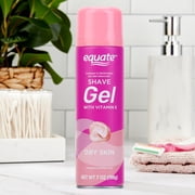 Equate Womens Dry Skin Shave Gel with Vitamin E, 7 oz