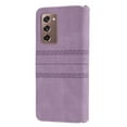 thumbnail image 3 of Feishell for Samsung Galaxy Z Fold 2 Case with Detachable Wrist Strap,Premium PU Leather Drop Protection Magnetic Clasp Flip Kickstand RFID Blocking Credit Card Slots Wallet Phone Case,Lightpurple, 3 of 7