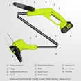 thumbnail image 2 of 21V Cordless String Trimmer with 2x3.0Ah Batteries, 12-Inch Electric  Eater & Edger for Garden Yard, 2 of 6