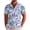 #274-Light Blue, variant on Men's Pineapple Tropical Flower Print Hawaiian Shirt Short Sleeve Button Down Summer Beach Shirt Army Green S Gifts for Father
