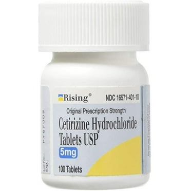 Cetirizine Hydrochloride 5 mg Tablets, 100 Tablets (Pack of 2)