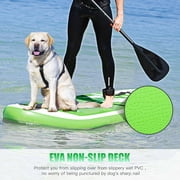 Famistar 12 Inflatable Stand Up Paddle Board SUP w/ 3 Fins, Adjustable Paddle, Pump & Carrying Backpack