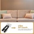 thumbnail image 1 of BESTYASH 2Pcs Sectional Sofa Connectors for Homeowners Replacement Parts, 1 of 8