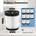 thumbnail image 4 of HEPA Filter Compatiable for Fabuletta FSV001/101, Girnoor G160&G165, 4 of 5