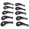 thumbnail image 1 of Golf Head Covers Golf Driver Head Cover Neoprene 10Pcs Neoprene Golf Club Iron Head Covers Putter Set Protector Case Golf soryGray, 1 of 7