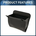 thumbnail image 4 of Unique Bargains Car Trash Can Trash Bag Durable Front Seat Back Row Faux Leather Trash Bin Brown 1 Set, 4 of 6