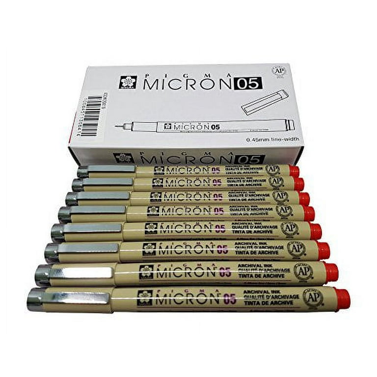 Sakura Pigma Micron 05 Pens - Assorted Colours, 9 Pack – Dotgrid