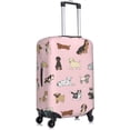 thumbnail image 3 of Cute Dogs Animals Luggage Suitcase Covers Elastic Washable Cartoon Pets Luggage Protector Travel Suitcase Protective Cover For Kid And Adult, L (Fit 25-29 Inch Luggage), 3 of 6